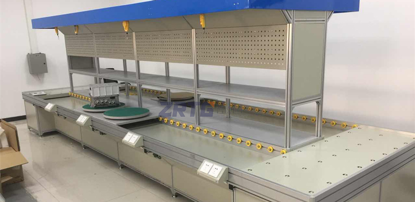 无动力工装板装配线 无动力工装板装配线