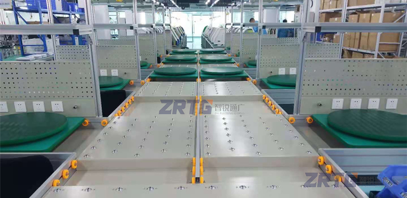 无动力工装板装配线 无动力工装板装配线