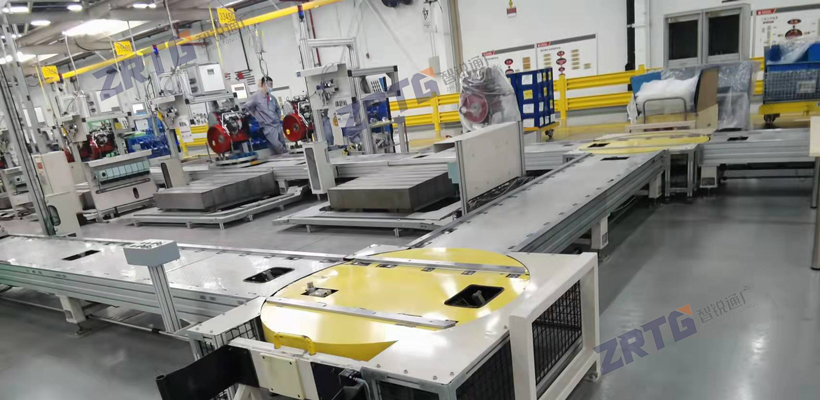 重型积放轮转台输送线 重型积放轮转台输送线