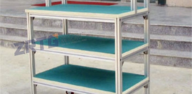 铝型材可移动防静电工作台 铝型材可移动防静电工作台